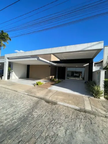 Alugo ou vendo casa no sim 3/4 quartos semi planejada com piscina no condomínio alure