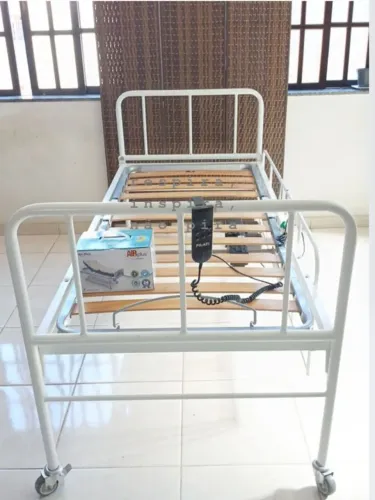 Cama Hospitalar Motorizada + Colchão hospitalar,Espuma 100% Poliuretano densidade D28