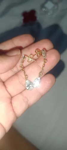 Brincos banhados a ouro 18k