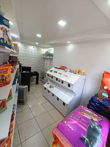 Cocho para ração / dispenser em madeira