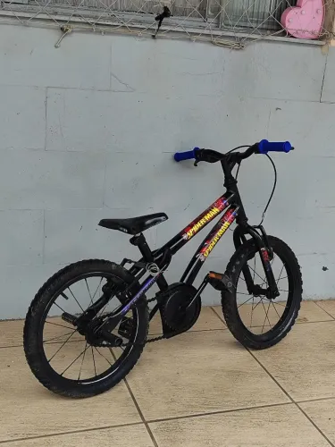 Bicicleta aro 16 masculino - Homem Aranha 