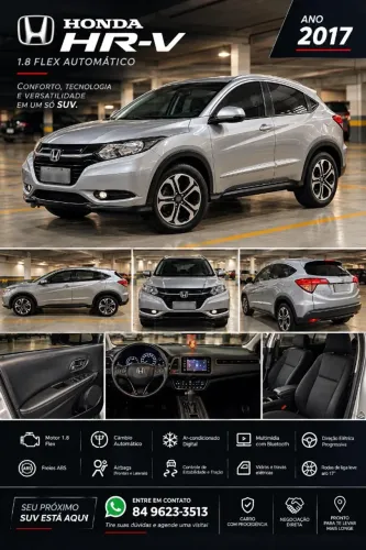 Honda HR-V EXL 1.8 Flexone 16V 5P Aut. 2017