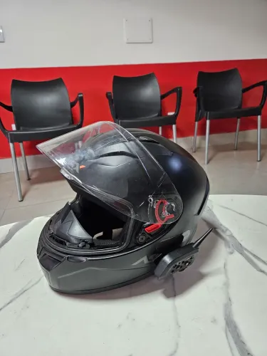 VENDO CAPACETE ASX COM INTERCOMUNICADOR EJEAS V6 PRO
