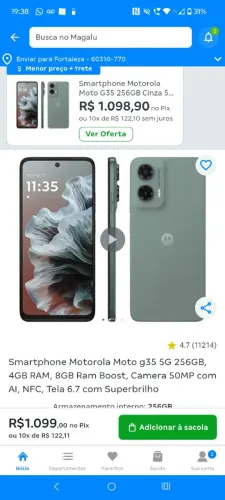 Celular Moto G 35