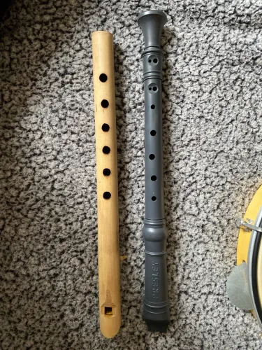 Flauta de bambu + brinde ( flauta infantil)