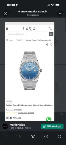 Relógio Tissot PRX Automático 