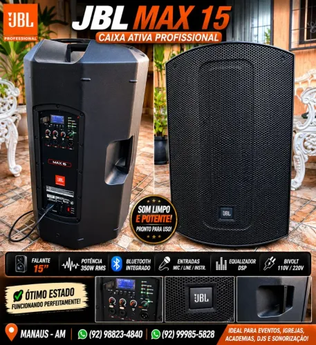 CAIXA DE SOM JBL MAX 15