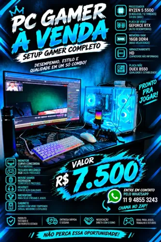 Pc gamer a venda