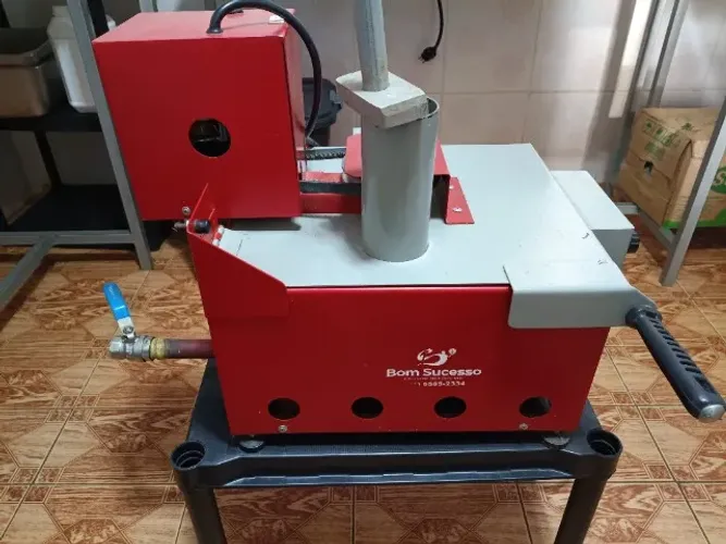 Fritadeira e fatiadora elétrica para produção de chips