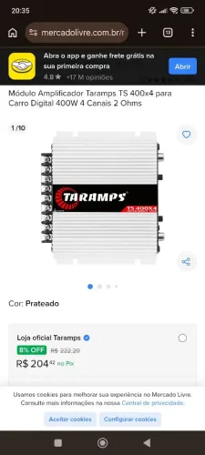 Módulo Taramps 400w
