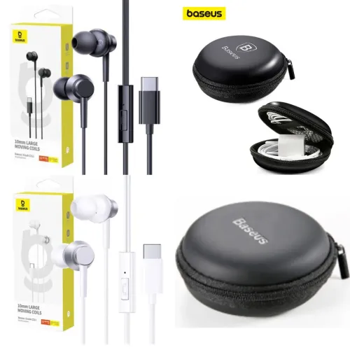 Baseus fone + estojo original