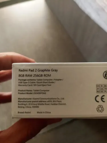 Tablet REDMI PAD 2 - 8GB RAM / 256 GB - CINZA GRAFITE - SEMINOVO