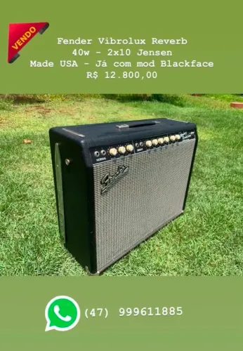 Amplificador Fender Vibroluz Reverb