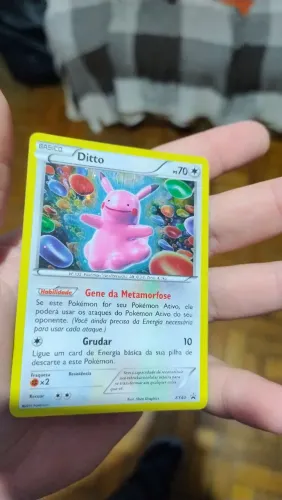 Carta pokémon Ditto raríssima xy40 SP