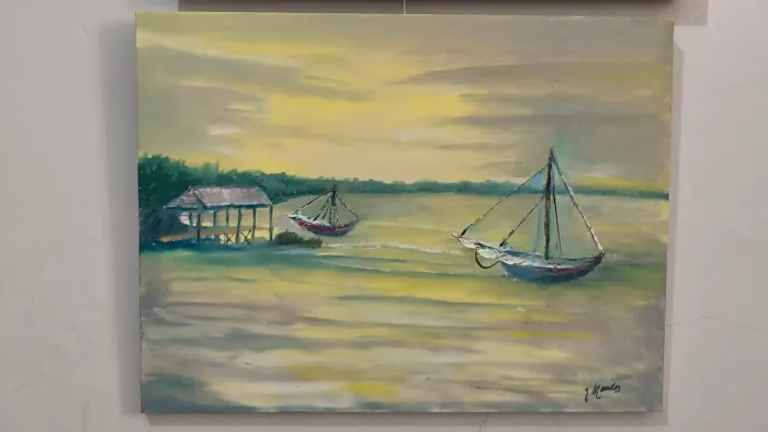 Pintura a Óleo Sobre Tela