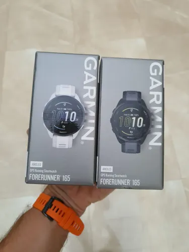 Relógio Garmin Forerunner 165 amoled 43mm black