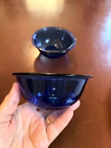 2 bowls azul cobalto 