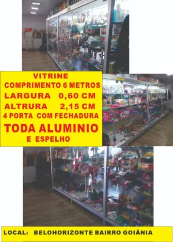 vitrine alumínio