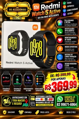 Smartwatch Redmi Watch 5 Active