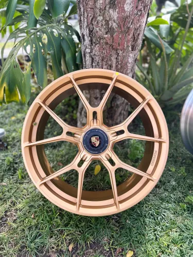 Jogo De Roda Vittoria Forged P/ 718 GT4 Bronze 5x130 - 20x8,5 e 20x10
