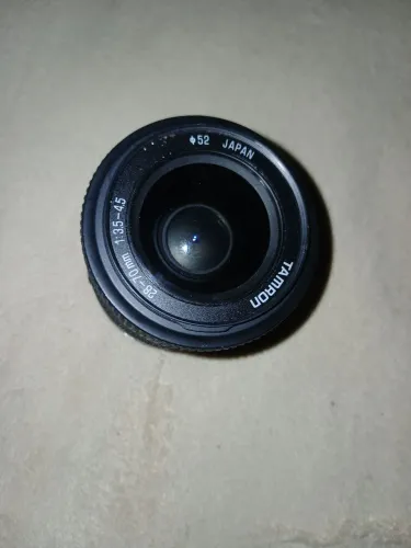 Lente fotográfica de máquina analógica 