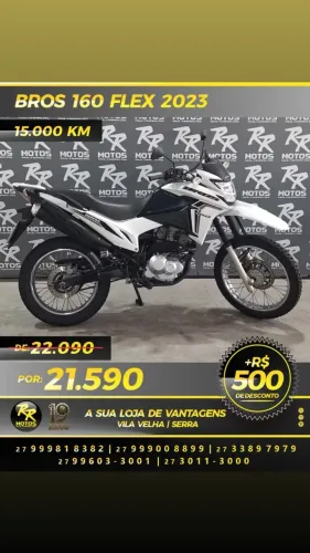 Moto Honda BROS 160 FLEX 2023
