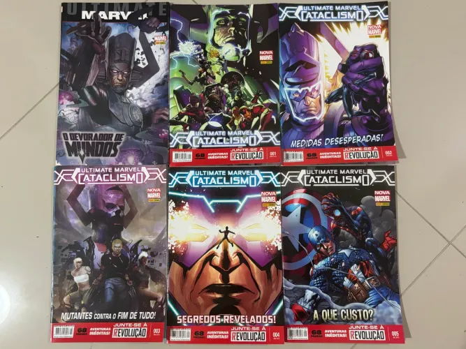 HQs Ultimate Marvel Cataclismo - série completa