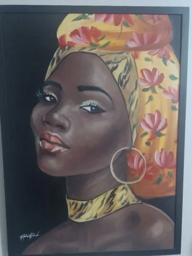 Obra de arte pintado a mão