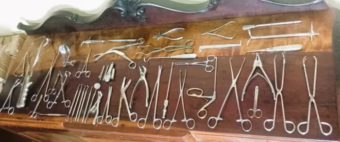 antigo instrumentos médicos e odontológicos 42 peças