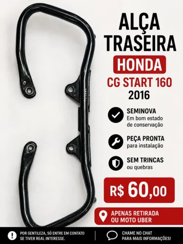 ALÇA PARA START 160, 2016. SEMINOVA