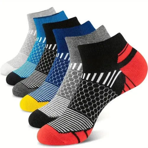 Kit com 5 pares de meias coloridas