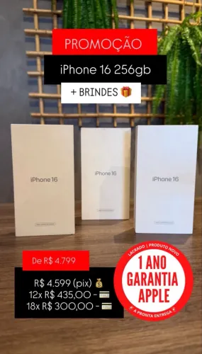iPhone 16 256gb Novo Lacrado - Loja