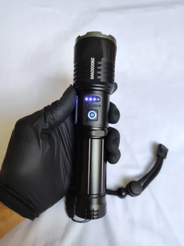  Lanterna Led Militar Usb Bateria Recarregável Ultra Potente Tatica