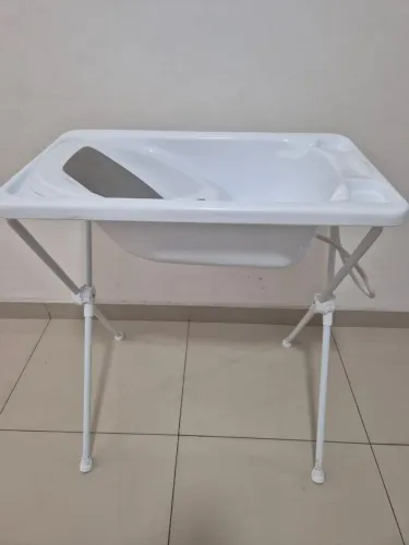 Banheira de Bebê Galzerano Acqua Trio com Mangueira + Suporte + Redutor