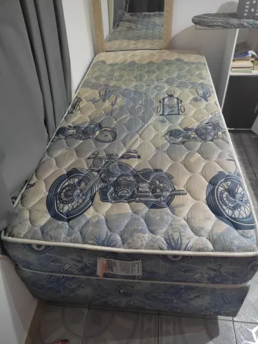 Cama box de solteiro