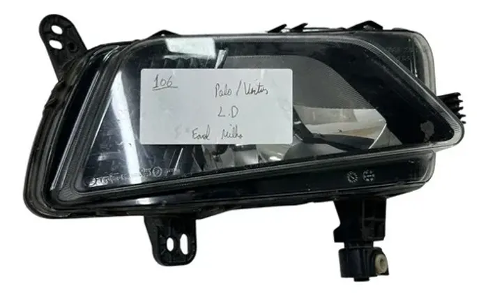 Farol Milha Direito Volkswagen Polo/virtus 2023/25 Preto
