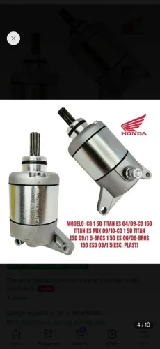 Motor de partida novo