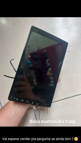 Multimídia 9 polegada semi novo