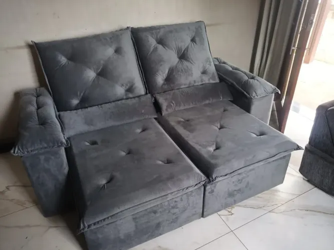 Pillow 12cm / tem 2.00 de braço a braço - sofá retrátil e reclinável