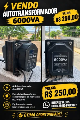 AUTOTRANSFORMADOR 6000VA