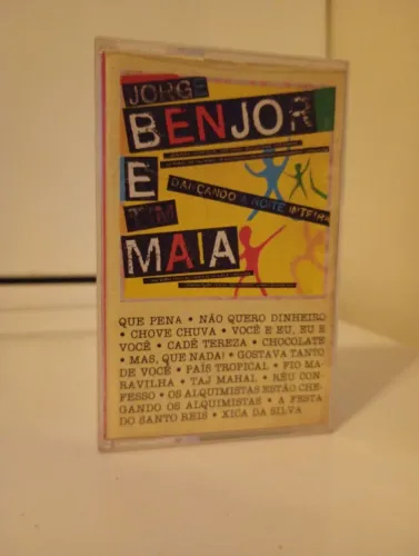 FITA CASSETE DO JORGE BENJOR E TIM MAIA