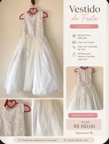 Vestidos Infantis de Festa