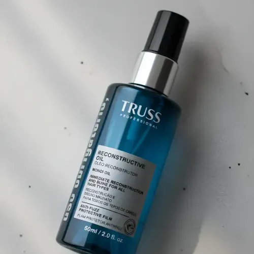 Uso Obrigatório Óleo Capilar Reconstrutor Truss 60ml