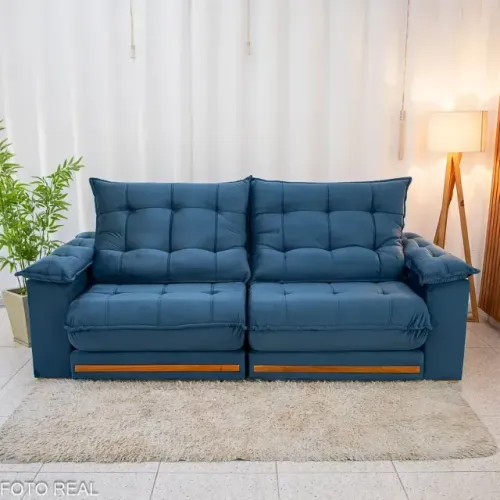 Sofa Retrátil e Reclinável Barcelona 2,30cm (NOVO A PRONTA ENTREGA)