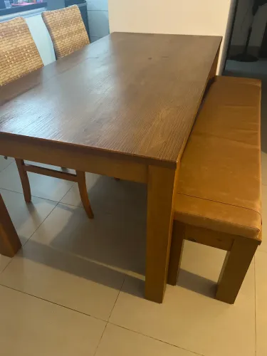 Mesa madeira para/Sala ou Área gourmet. 