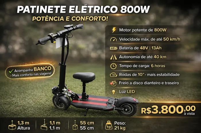 Patinete elétrico 