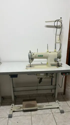 Máquina de Costura Industrial Completa SIRUBA + Motor FOX - Pronta para Produção