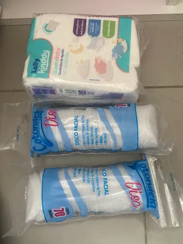 Quadrado e círculos algodão baby 