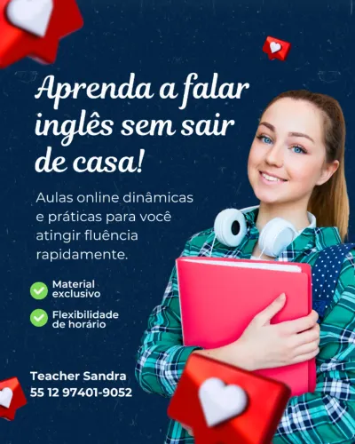 Aulas particulares de Inglês online