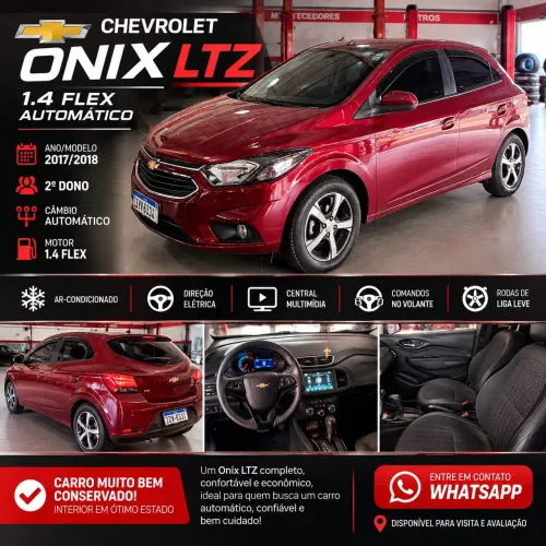 Chevrolet Onix Hatch LTZ 1.4 8V Flex Aut. 4P 2018